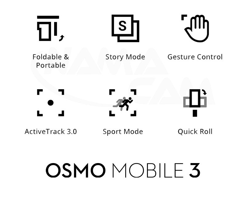 امکانات Osmo mobile3