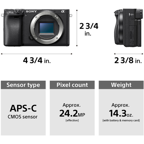 دوربین سونی آلفا 6400 بدنه - sony A6400 body