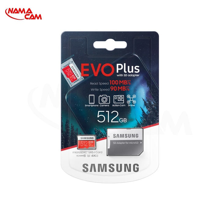 مموری کارت میکرو اس دی سامسونگ 512GB _ EVO Plus