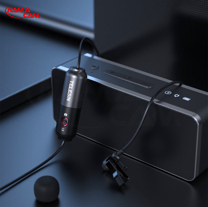 میکروفون یقه‌ای تلسین مخصوص موبایل و دوربین Telesin lav02