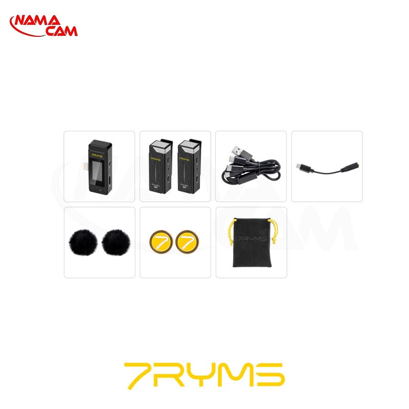 میکروفون بی‌سیم برای آیفون - 7RYMS RimoMic Pro LN