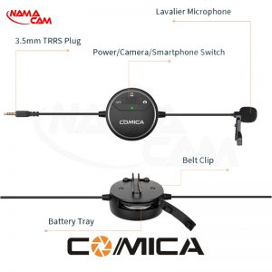 میکروفون یقه ای Comica SIG.LAV V03
