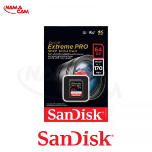 مموری کارت سن دیسک SanDisk 64GB Extreme PRO – SD