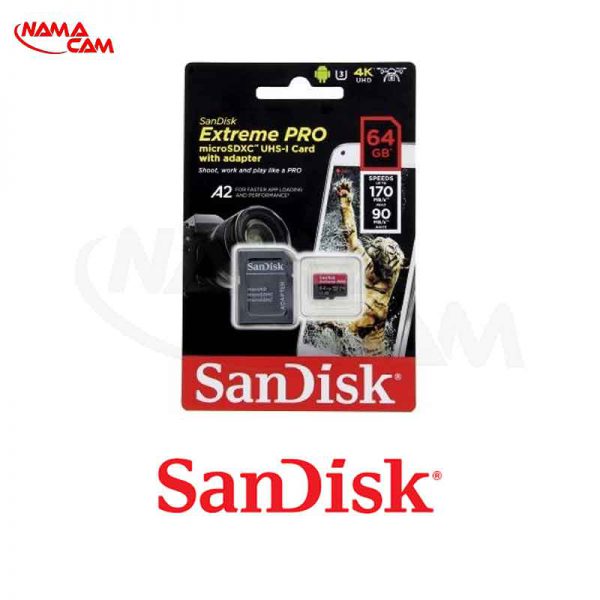 SanDisk 64GB Extreme PRO 170 MB/s UHS-I SDXC
