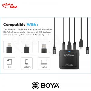میکروفون یقه ای بویا Boya BY-DM20