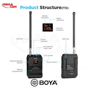 میکروفون بیسیم BOYA BY-WFM12