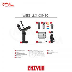 لرزشگیر دوربین ژیون ویبیل 3 کمبو – Zhiyun Weebill 3 Combo