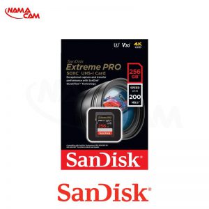 کارت حافظه SD سندیسک 256 گیگ EXtremePro – 200m/s