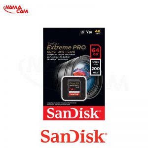 کارت حافظه SD سندیسک 64 گیگ EXtremePro – 200m/s