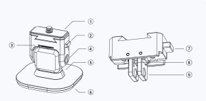 Dash cam mount