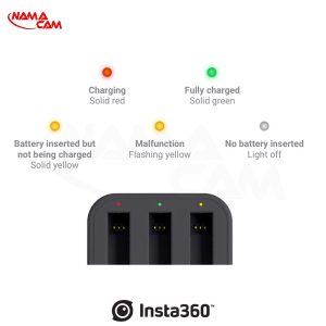 باتری و شارژر اصلی اینستا360 وان ایکس 2