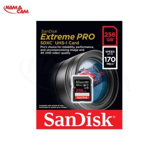 کارت حافظه SD سن دیسک 256 گیگابایت Extreme Pro
