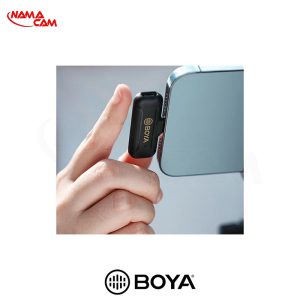میکروفون بیسیم بویا مدل BY-WM3T2-D1 مخصوص آیفون