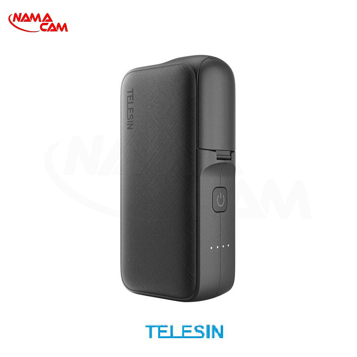 شارژر و پاوربانک تلسین مخصوص گوپرو هیرو 11 / 10 / 9 / 8 TELESIN Storage Charging Box Power Bank for GoPro Battery