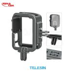 فریم فلزی تلسین مخصوص گوپرو هیرو 11 / 10 / 9 با حالت ورتیکال TELESIN Aluminum Cage with Vertical Frame for GoPro HERO11/10/9