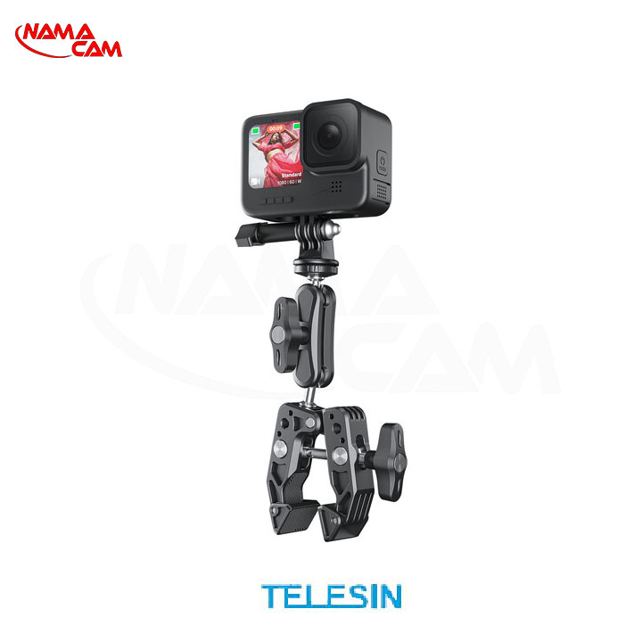 TELESIN Multifunction Crab Clamp with 2.3
