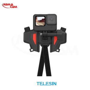 TELESIN Motorcycle Helmet Chin Mount for Action Cameras