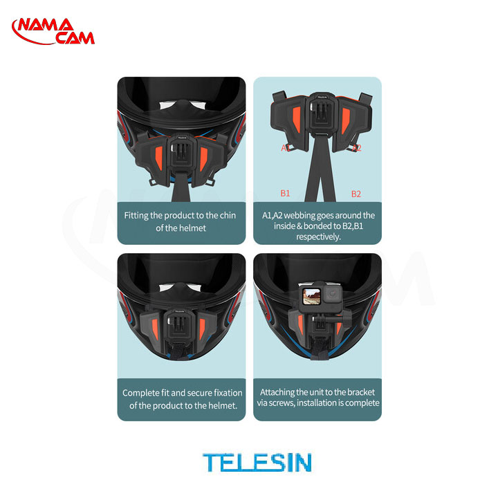 فک بند کلاه ایمنی موتورسیکلت - تلسین MT2