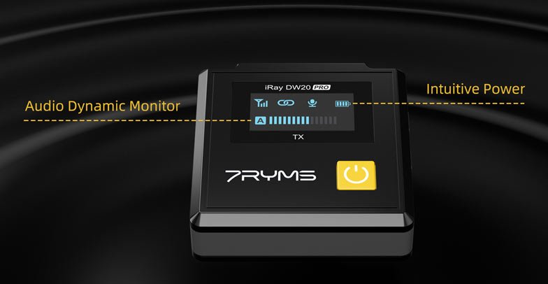 میکروفون یقه ای بیسیم 7Ryms DW20 Pro