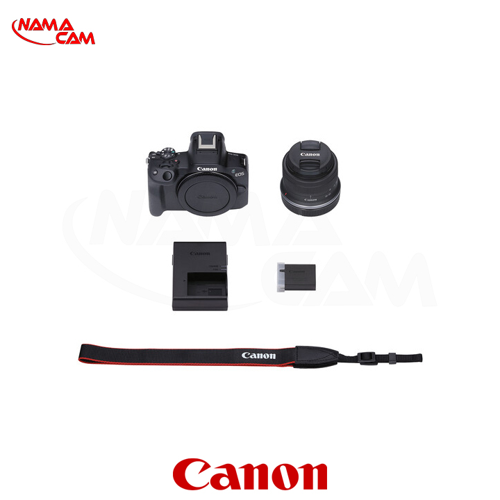 Canon EOS R50 Mirrorless Camera with 18-45 mm Lens