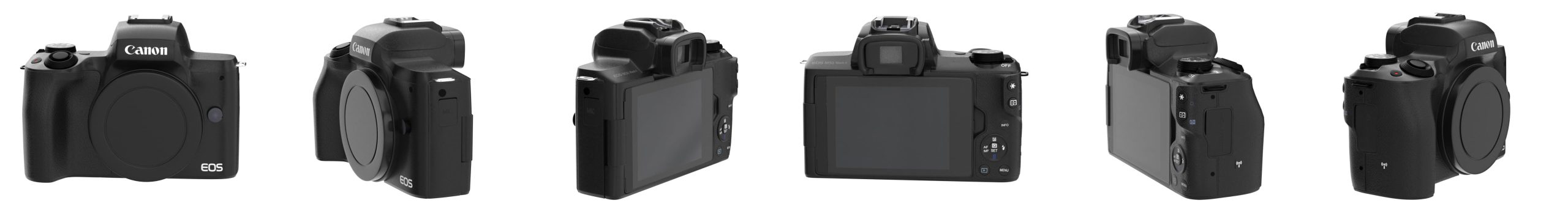 دوربین بدون آینه کانن EOS M50 مارک II + لنز 45 - 15 میلیمتری