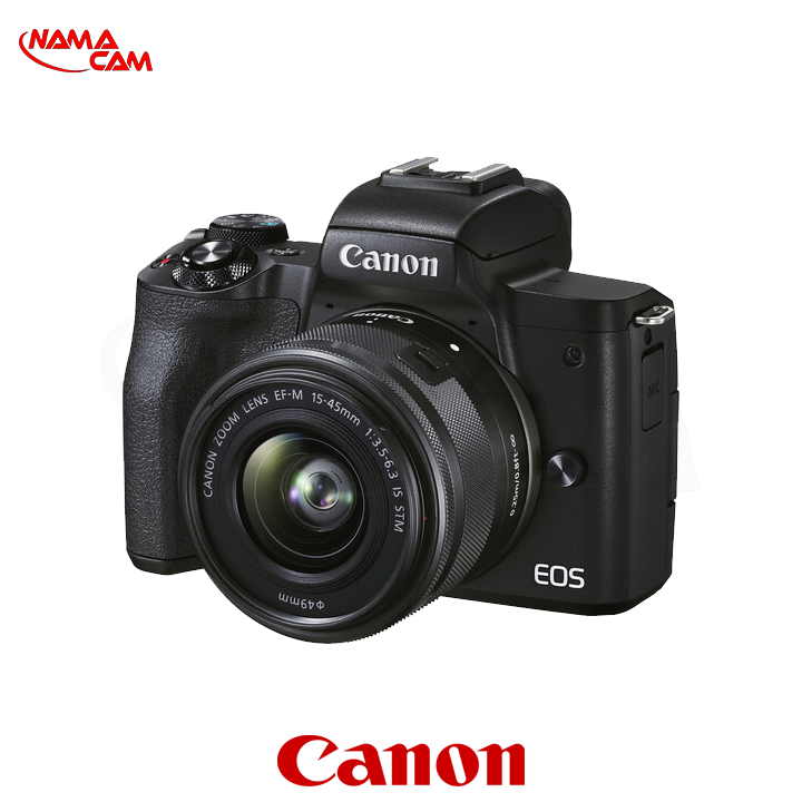 دوربین بدون آینه کانن EOS M50 مارک II + لنز 45 - 15 میلیمتری