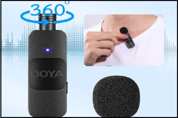 میکروفن بی سیم یقه ای بویا BOYA BY-V20//نماکم