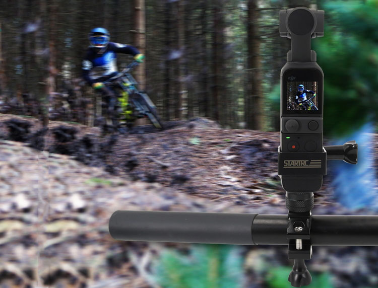 STARTRC Aluminum Alloy Bike Rack for DJI Action 2/Pocket 2/نماکم