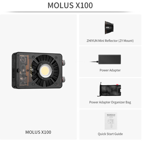 نور ژیون پک استاندارد Molus X100 Bi-Color