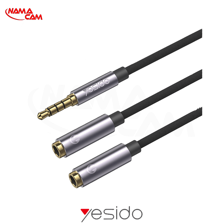 کابل تبدیل 1 به 2 جک 3.5 میلیمتری یسیدو YAU27