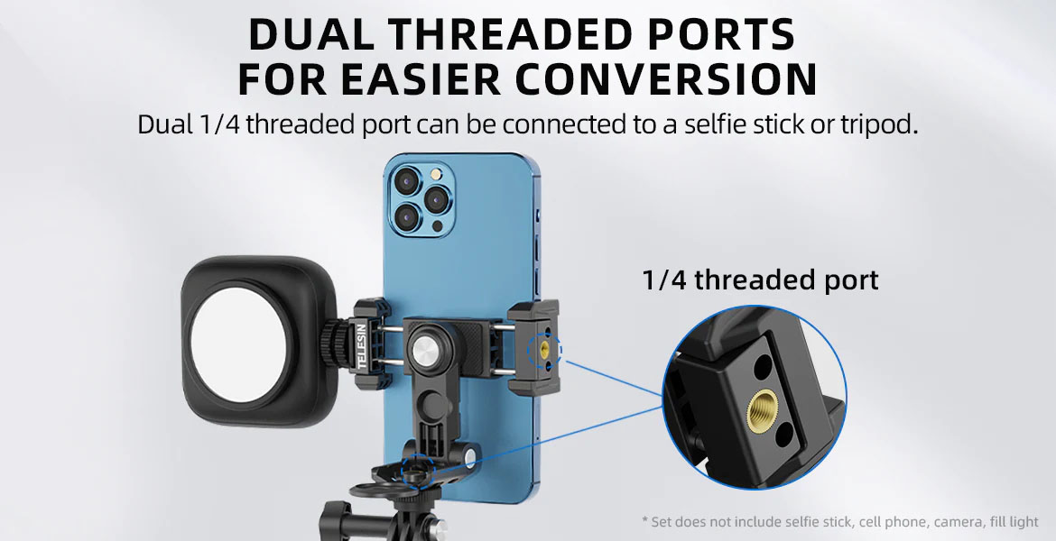 TELESIN Multifunctional Mobile Phone Holder/نماکم