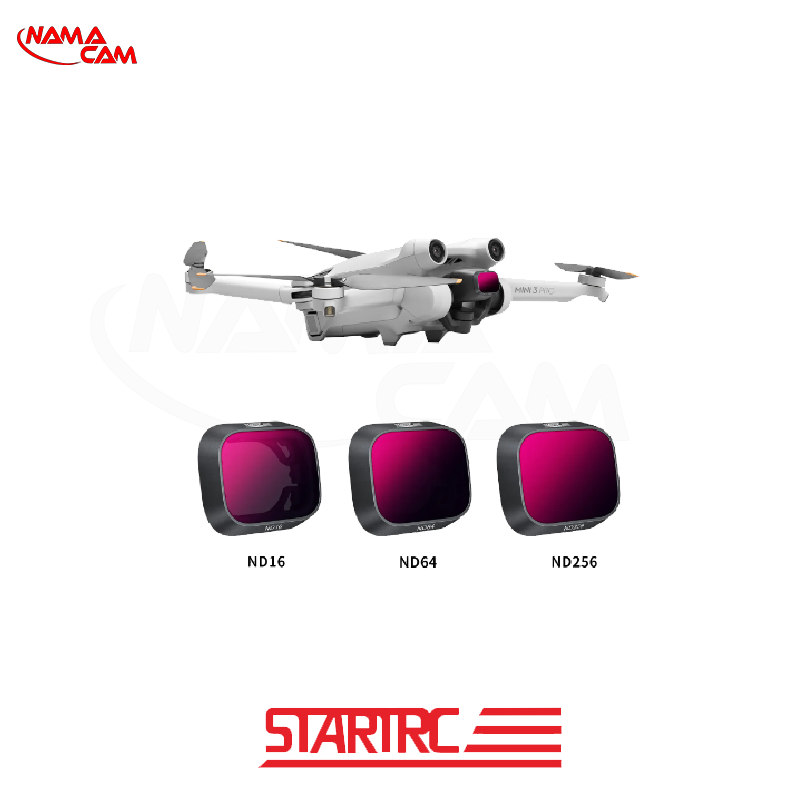 کیت فیلترهای ND حرفه ای (ND 16/64/256) مویک مینی 3 و DJI Mini 3 Pro