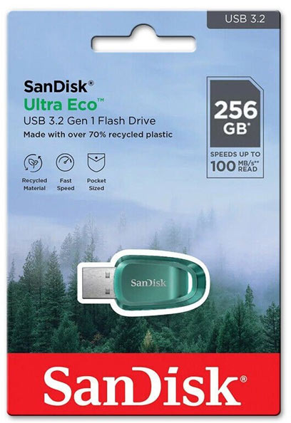 فلش مموری سن دیسک Sandisk Ultra Eco ظرفیت 256GB /نماکم