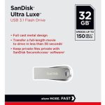 فلش مموری سن دیسک SanDisk Ultra Luxe ظرفیت 32GB/نماکم