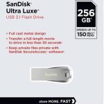 فلش مموری سن دیسک SanDisk Ultra Luxe ظرفیت 256GB/نماکم