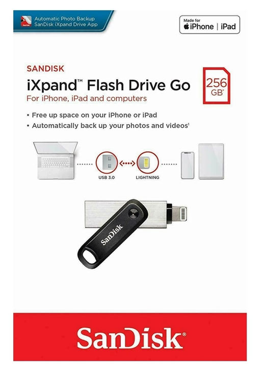 فلش مموری سن دیسک Sandisk iXpand Go ظرفیت256GB/نماکم