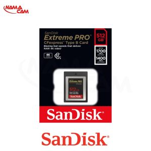 کارت حافظه CFexpress سن دیسک 512 گیگابایت اکستریم پرو – Type B
