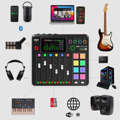 کارت صدا رود کستر پرو 2 - RODE RODECaster Pro II/نماکم