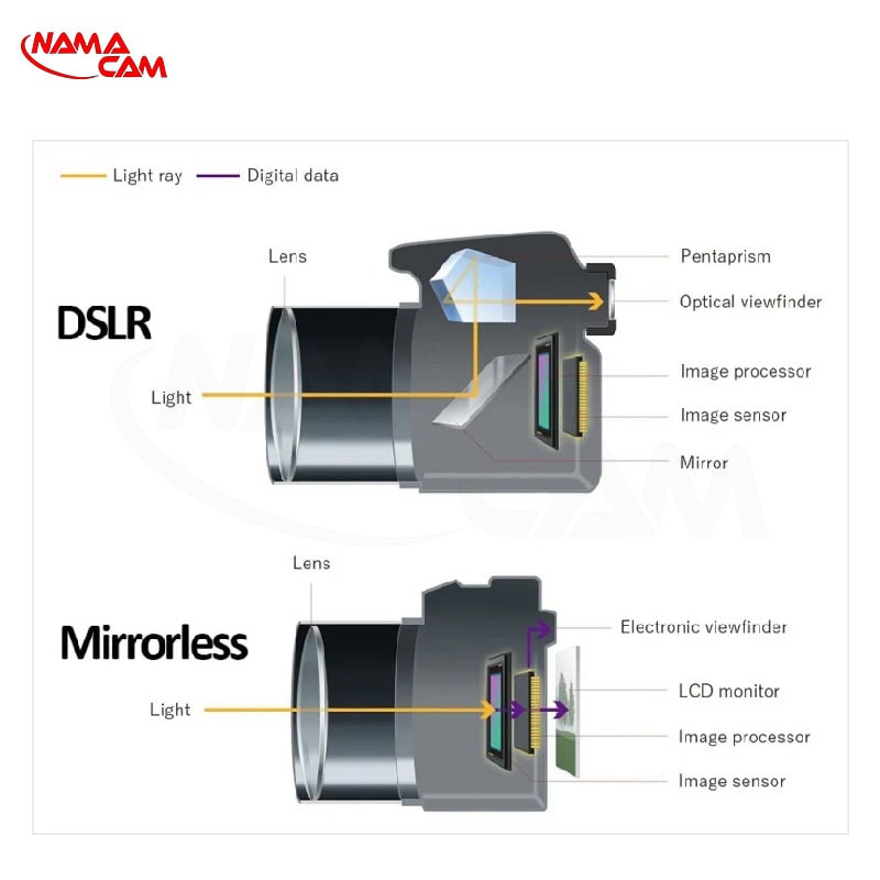 دوربینهای بدون آینه/نماکم