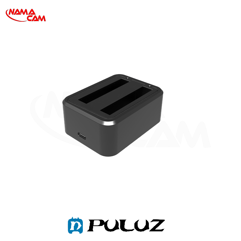 شارژر دوبل اینستا360 ایکس3( x3 ) - پلوز - PULUZ USB Dual Batteries Charger Insta360 X3/نماکم