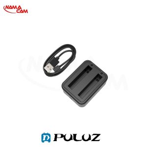 شارژر دوبل اینستا360 ایکس3( x3 ) - پلوز - PULUZ USB Dual Batteries Charger Insta360 X3/نماکم