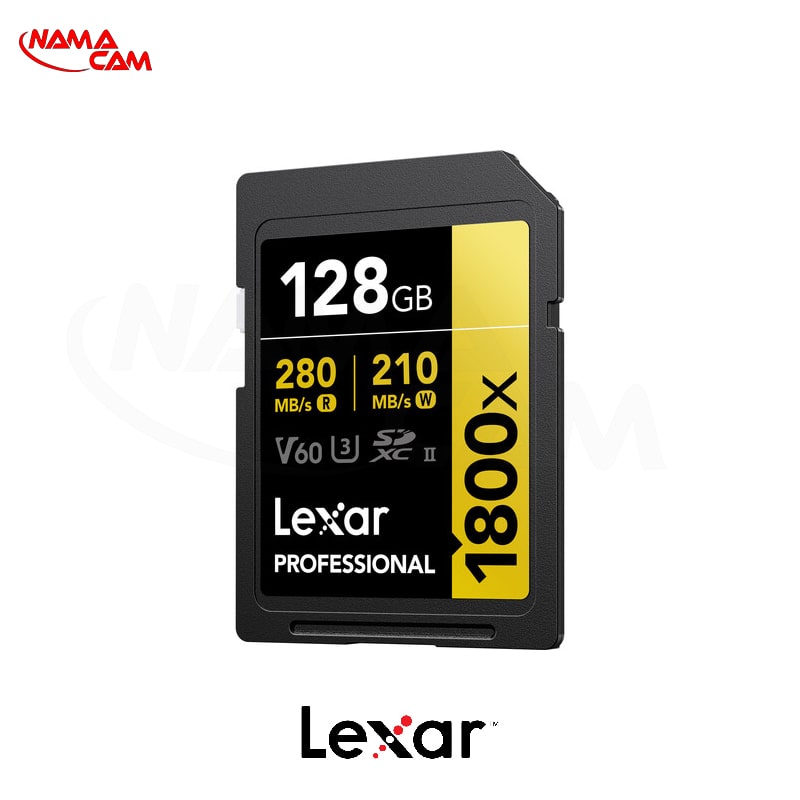 کارت حافظه 128 گیگابایتی لکسار سری طلایی/نماکم