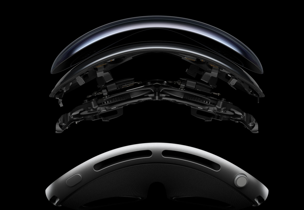 هدست واقعیت مجازی اَپل apple Vision pro /نماکم