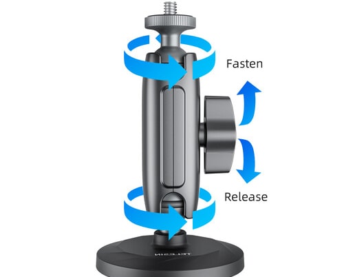 پایه مغناطیسی موبایل و دوربین های ورزشی - تلسین Magnetic Mounting Base/نماکم