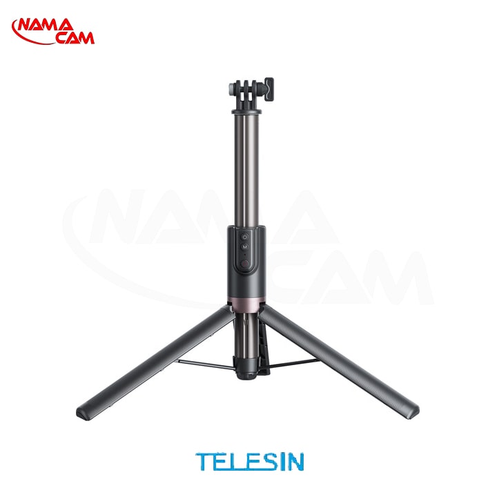 مونوپاد همراه با سه پایه ریموت‌دار تلسین برای گوپرو و موبایل - TELESIN RCSS-003/نماکم