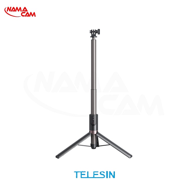 مونوپاد همراه با سه پایه ریموت‌دار تلسین برای گوپرو و موبایل - TELESIN RCSS-003/نماکم