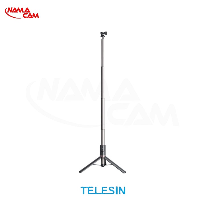 مونوپاد همراه با سه پایه ریموت‌دار تلسین برای گوپرو و موبایل - TELESIN RCSS-003/نماکم