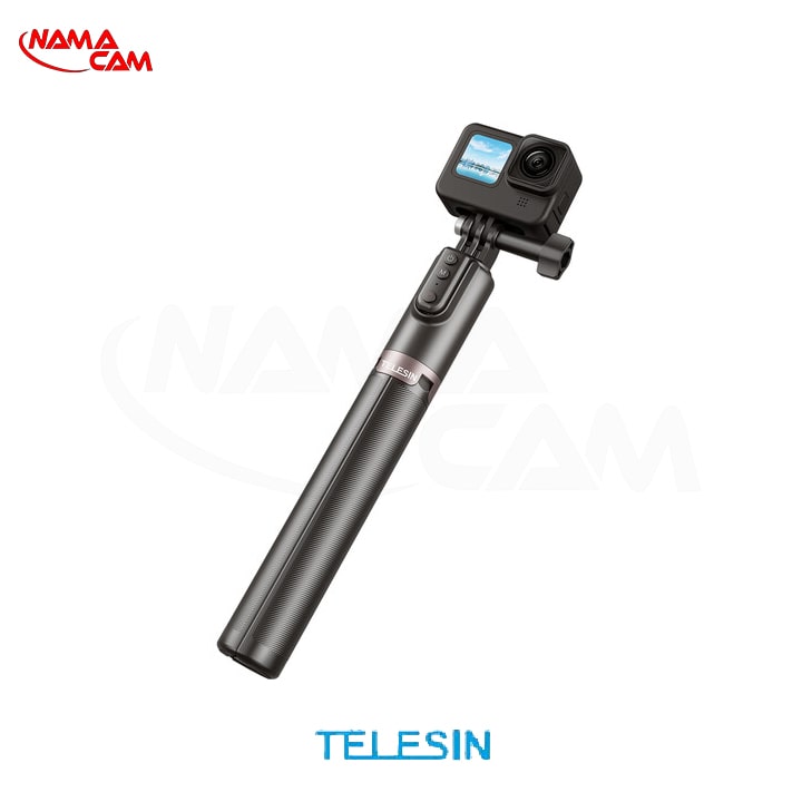 مونوپاد همراه با سه پایه ریموت‌دار تلسین برای گوپرو و موبایل - TELESIN RCSS-003/نماکم