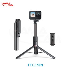 مونوپاد همراه با سه پایه ریموتدار تلسین برای گوپرو و موبایل - TELESIN RCSS-003/نماکم