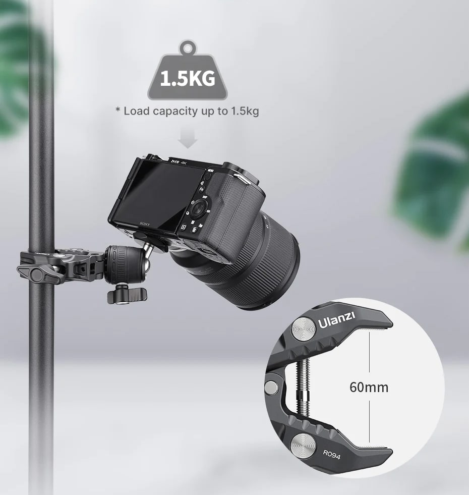 لوله گیر و مانت دوچرخه و موتور اولانزی Ulanzi R099/نماکم